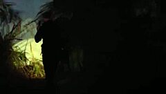 Two Gay Cops Suck And Ride Big Black Cock Outdoors