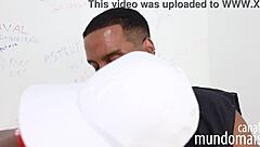 hardcore action in the bathroom with three black guys