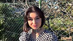 crystal brunette in double penetration anal group sex