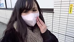 Japanese Wife Shakes Huge Tits in Wild Homemade Clip