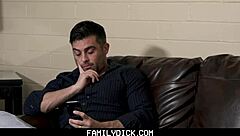 FamilyDick - Stepbrother's Asshole Reamed by Muscular Older Bro!
