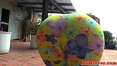 Bigass babes tease assholes in gaping compilation