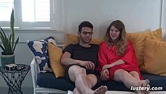 Mia And Den In Fishnets