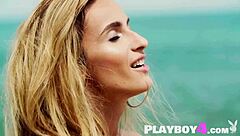 Sexy Milf Cara Mell Strips Naked Outdoors Showing Perfect Body