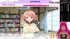 watch vtuber lewdneko play love cubed, part 1 with cute anime style