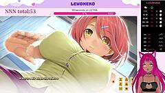 watch vtuber lewdneko play love cubed, part 1 with cute anime style