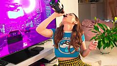 Classmates turn dull party into wild latina sex