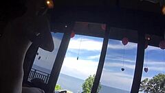 feeling adventurous while traveling, fucking this sexy ass with anal doggystyle blowjob and cumshot