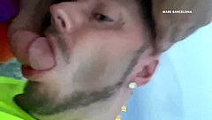 Public cruising adventures at Barcelona gay beach Mar Bella