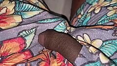 My Hubby Feels Pleasure Stroking His Big Brown Cock To Cumshot In Slow Motion
