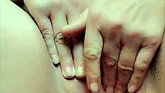 Amateur uses 9 inch dildo for anal play