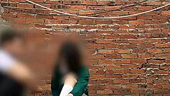 Public sex behind school salons