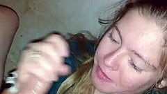 Co worker visits home after a long day