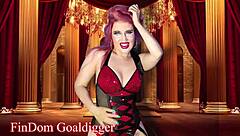 Mistress Gives Jerk Off Instructions in Costumes for Financial Domination