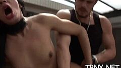 Big cock lady-boys blowjob hardcore action!