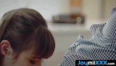 Hottie Sucks Balls Then Gets Pussy Blasted