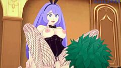 Bunny Girl Trio in Intense Hentai Action