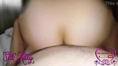 yo, check this babe riding reverse cowgirl for anal and vaginal action pov!