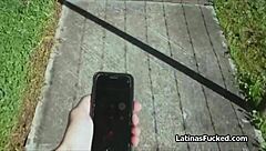 Super cute latina fucks on first casting