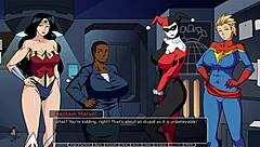 Harley Quinn gives blowjob in Infinity Crisis