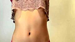 sexy 18-year-old woman records in the bathroom without underwear