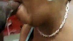 random bbw action with saliva