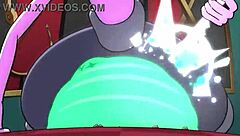 The INVADER Fights In Hentai Cartoon Style