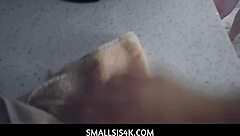 Can huge natural tits stepsister Skylar Vox blow her stepbro in SmallSis4K?