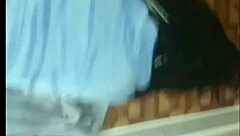 ebony slut smoking in bathroom while fucking wet black pussy hard on the floor with intense action