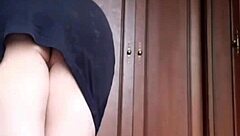 I'm riding my crossdressing shemale in cowgirl position