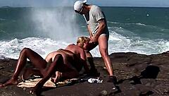 Tarra White Takes Double Penetration and Blowjob