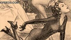 Vintage Erotic Illustration From Antique Era