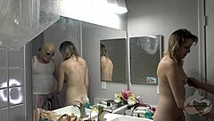 The tricky stepson tricks his stepmom into halloween sex with a giant creampie, featuring the cock ninja and smartykat314