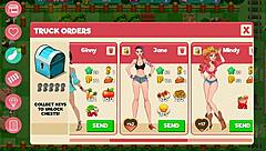 Emotional journey in Nutaku booty farm hentai game part 22 with sexy characters