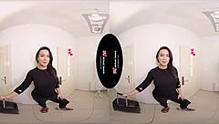 Crossdresser Strokes Cock In Virtual Pov