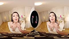 Crossdresser Strokes Cock In Virtual Pov