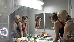 The tricky stepson tricks his stepmom into halloween sex with a giant creampie, featuring the cock ninja and smartykat314