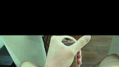 Twink Neighbor in Yellow Underwear Shows Off Exotic Solo Moves