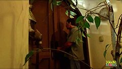 Neighbor babe bends over for ass fucking by friend's husband in cum in mouth close up