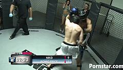 sexy babe ann marie rios fucks boxing winner