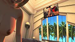 Shaved Pussy Blowjob Leads To Creampie At Beach