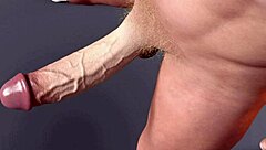 Whoa, see this huge white dick bounce in wild animation?