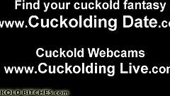 Wife Forces Old Husband to Suck Big Cock in POV