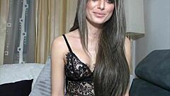 Hot milf shows off her big tits and masturbates on cam!