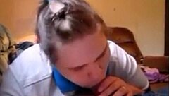 Foodlion Girl Performs Deepthroat Sucking and Swallows Cum Load