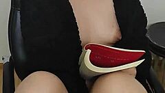 Asian babe gets trained with toys in wet session.