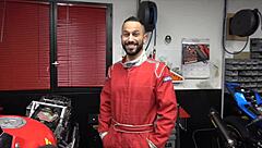 two big cocks making her dream come true with blowjob