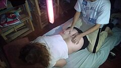 giving my latina milf partner rich massages at night