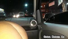 sucking my friend hard while he drives, windows down, husband filming our wild ride