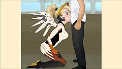 Overwatch Mercy Says, 'Deepthroat Me'